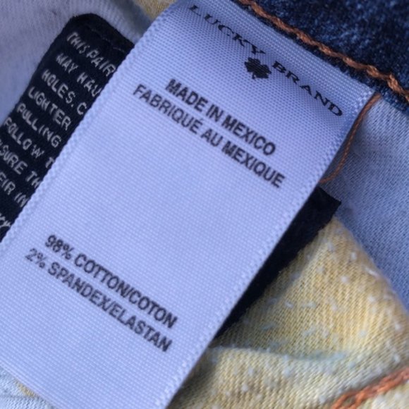 VINTAGE LUCKY BRAND SWEET N STRAIGHT JEANS 4/47x30 🍀lucky you🍀 - Picture 6 of 14